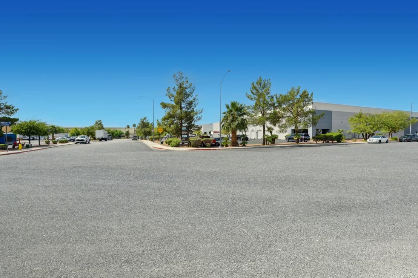 The NIIMBOT USA distribution facility and yard in North Las Vegas, Nevada.